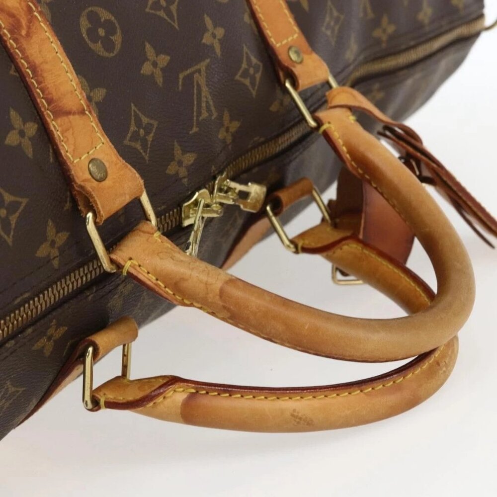 LOUIS VUITTON Monogram Keepall Bandouliere 60 Boston Bag M41412 LV Auth ka964 - Picture 8 of 16